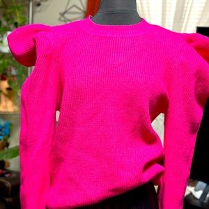 This is a brand new, xl, vibrant pink sweater.